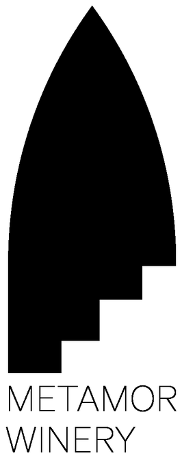 Convergence study: symbol with "Metamor Winery" stacked beside it