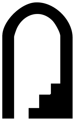 Threshold study: an open archway with a stepped base