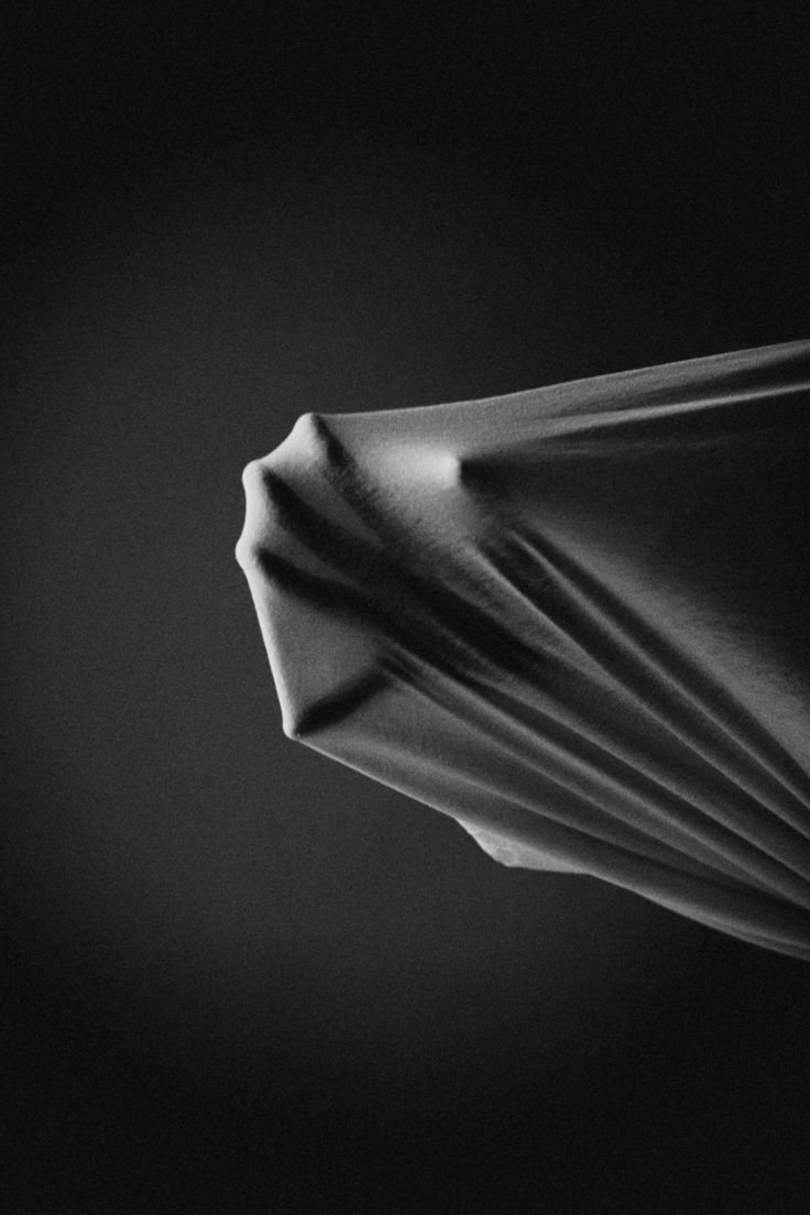 Abstract draped fabric, echoing form