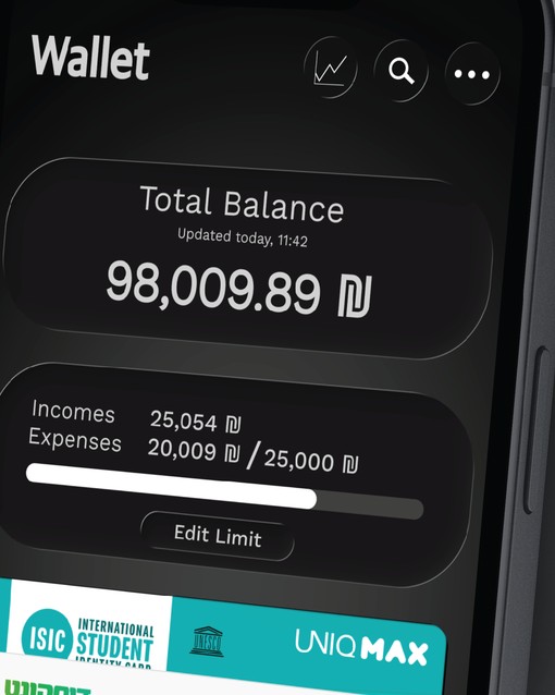Wallet app home screen detail